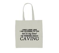 My Testa I'M Caving - Borsa Tote IN Tela - Caverne Mountain Caver Adventure