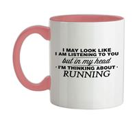 My Testa I'M Corsa - Tazza IN Ceramica - Runner Marathon Mezza 10K 5K Run