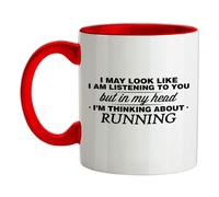 My Testa I'M Corsa - Tazza IN Ceramica - Runner Marathon Mezza 10K 5K Run