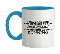 My Testa I'M Corsa - Tazza IN Ceramica - Runner Marathon Mezza 10K 5K Run