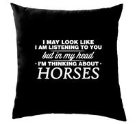 My Testa I'M Pensiero About Cavalli - Cuscino - Cavallo Equitazione Fantino