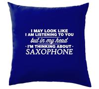 My Testa I'M Sassofono - Cuscino - Sassofonista Musicista Sax Jazz