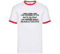 My Testa I'M Thinking About Maratone - Uomo Suoneria - Corsa Corridore Run Corsa