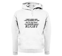 My Testa I'M Thinking About Rugby - Adulti Felpa/Maglione - Player League