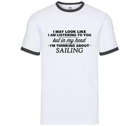 My Testa I'M Vela - Uomo Suoneria - Vela Marinaio Barca Boating Laser