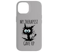 My Therapist Gave Up Il Mio Terapeuta Ha Rinunciato Gatto Custodia per iPhone 14