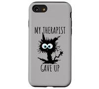 My Therapist Gave Up Il Mio Terapeuta Ha Rinunciato Gatto Custodia per iPhone SE (2020) / 7/8