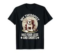 MY THERAPIST HAS FOUR LEGS AND SNORTS Maglietta