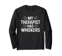 My Therapist Has Whiskers Maglia a Manica