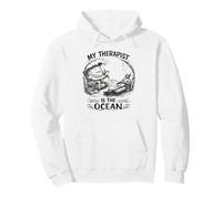 My Therapist is The Ocean Apnea Atleti Scuba Felpa con Cappuccio
