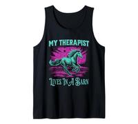 My Therapist Lives In A Barn Horse Lover Canotta