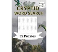 My Therapy Cryptid Word Search: Large Print Puzzles Featuring Bigfoot, Mothman, Nessie, and Legendary Creatures - Perfect for Cryptid Fans and Puzzle Lovers