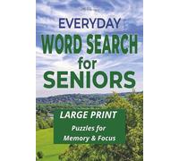 My Therapy Everyday Word Search for Seniors: 55 Easy Large Print Word Search Puzzles Featuring Everyday Items for Memory, Focus, and Relaxation
