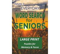My Therapy Everyday Word Search for Seniors Volume 2: 55 Large Print Puzzles Featuring Everyday Items, Simple Words, and Familiar Life Themes for Relaxation and Memory Support