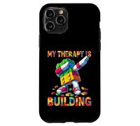 My Therapy Is Building Funny Master Builder Dabbing Custodia per iPhone 11 Pro