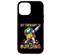 My Therapy Is Building Funny Master Builder Dabbing Custodia per iPhone 12 Pro Max