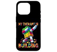 My Therapy Is Building Funny Master Builder Dabbing Custodia per iPhone 16 Pro