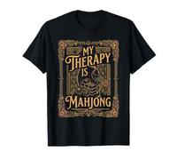 My Therapy Is Mahjong Player Tile Game Art Maglietta