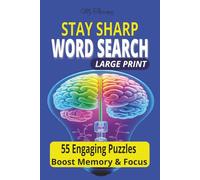 My Therapy Stay Sharp Word Search: Large Print Brain-Boosting Puzzles for Adults to Keep Your Mind Sharp, Improve Memory & Focus