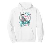 My Thyroid Is A Hoe Thyroid Cancer Awareness Month Meme Felpa con Cappuccio