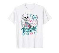 My Thyroid Is A Hoe Thyroid Cancer Awareness Month Meme Maglietta