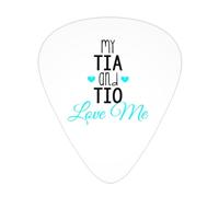 My Tia And Tio Love Me Plettri per chitarra Plettri per chitarra basso 12 pezzi