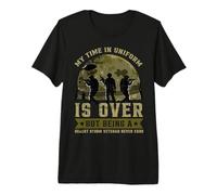 My Time in Uniform Is Over But Being a Desert Storm Vetera Maglietta Premium