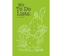 MY TO DO LISTS.: o Do List, Check box list, Organizer for women, Cactus theme Checklist Book, Cactus illustration note book, Green to do list