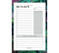 My To-Do'S Planner: Daily Checklist for Task Management and Goal Setting | 6" x 9" Inches, 110 pages