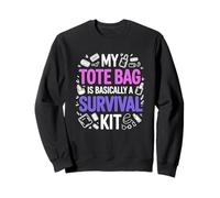 My Tote Bag IS Basically A Survival Kit Felpa