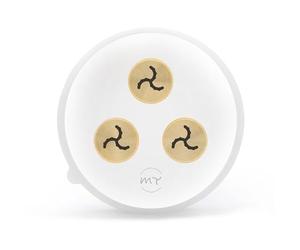 My Trafile - Trafila Linea Pro N°458 Fusilli 3P 10 mm in POM con inserti professionali compatibile con Philips Pasta Maker Avance/7000 series