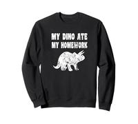 My Triceratops Ate My Homework - Dinosauro Dino School Teache Felpa