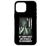 My Tummy Hurts and I'm at the Government Protest Resist Flag Custodia per iPhone 16 Pro Max