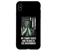 My Tummy Hurts and I'm at the Government Protest Resist Flag Custodia per iPhone XS Max