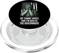 My Tummy Hurts and I'm at the Government Protest Resist Flag PopSockets PopGrip per MagSafe