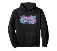 My Tummy Hurts Cyber Y2K Maximalist Rhinestone Felpa con Cappuccio