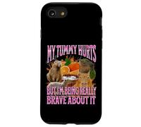 My Tummy Hurts Funny Capybara Meme Bootleg Graphics Custodia per iPhone SE (2020) / 7 / 8