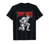 My Tummy Hurts Medieval Knight Meme Sarcastico Dark Humor Maglietta
