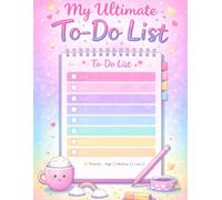 My Ultimate To-Do List: A Cute Pastel Daily Task Planner with Priority Tracking | Simple, Colorful & Fun Productivity Journal