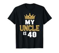 My Uncle is 40 Years Old Zio 40th Birthday Idea For Lui Maglietta