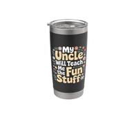 My Uncle Will Teach Me The Fun Stuff Vibrazioni fantastiche Bicchiere termico in acciaio inox doppia parete