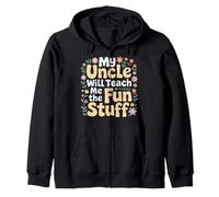 My Uncle Will Teach Me The Fun Stuff Vibrazioni fantastiche Felpa con Cappuccio