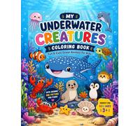 My Underwater creatures coloring book for kids