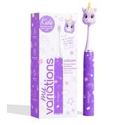My Variations Kids - Spazzolino Elettrico Sonico per Bambini - Ricaricabile - Raccomandato dai Dentisti - 2 Modalità - 27 Adesivi - 1 Mese di Autonomia - Timer - Da 3 Anni (Unicorno, 3-12 Anni)