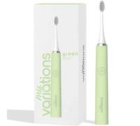 My Variations - Spazzolino da denti elettrico sonico - Ricaricabile - 1 mese di batteria - 5 modalità di spazzolatura - Timer da 2 min integrato - 1 manico e 1 spazzola (verde)