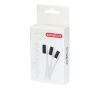 My Variations Testine Sensitive di ricambio per Spazzolino Elettrico per Gengive Sensibili colore Bianco-Avorio, 3 testine