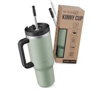 My Vesperbox Kinny Cup - Thermos - Borraccia con cannuccia 500, 950,1200 ml - Tazza da caffè To Go - Thermos in acciaio inox senza BPA e melamina