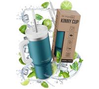 My Vesperbox Kinny Cup - Thermos - Borraccia con cannuccia 500, 950,1200 ml - Tazza da caffè To Go - Thermos in acciaio inox senza BPA e melamina