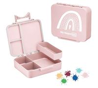 My Vesperbox LIV - Bento Box per bambini - Made in Germany - A base biologica - a prova di perdite & suddivisa - senza BPA - estremamente robusto - Contenitore per il pranzo con scomparti