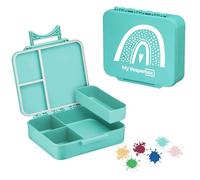My Vesperbox LIV - Bento Box per bambini - Made in Germany - A base biologica - a prova di perdite & suddivisa - senza BPA - estremamente robusto - Contenitore per il pranzo con scomparti